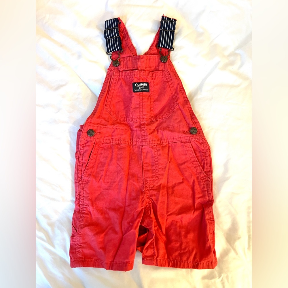 OshKosh B'gosh Bright Red Kids Overalls